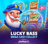 Lucky Bass Mega Cash Collect slot game on Mega888
